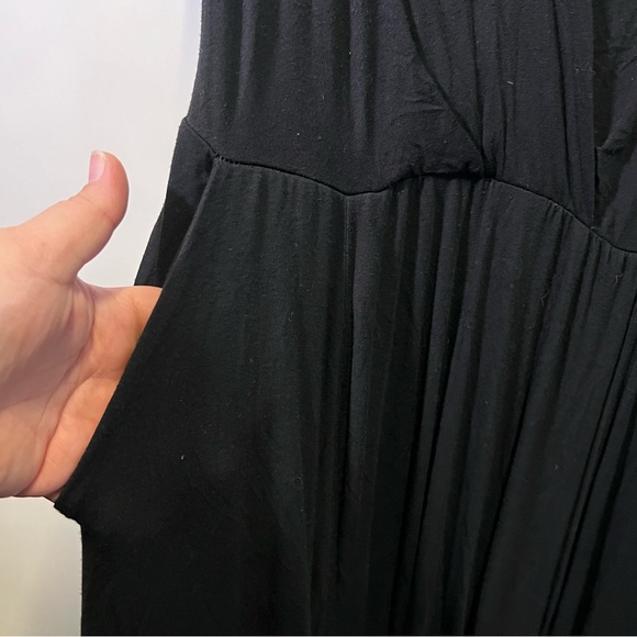 Torrid BLACK Mini Rib Knit Drape Front Skater Dress size 1XL - Picture 10 of 14